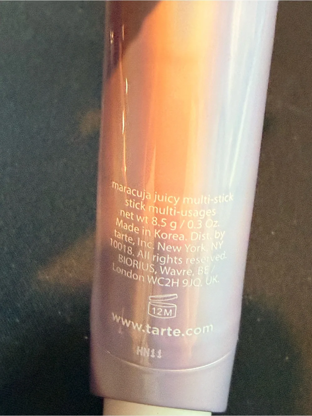 Tarte Maracuja Juicy Multi- Stick Lips and Cheeks Shade Tutu